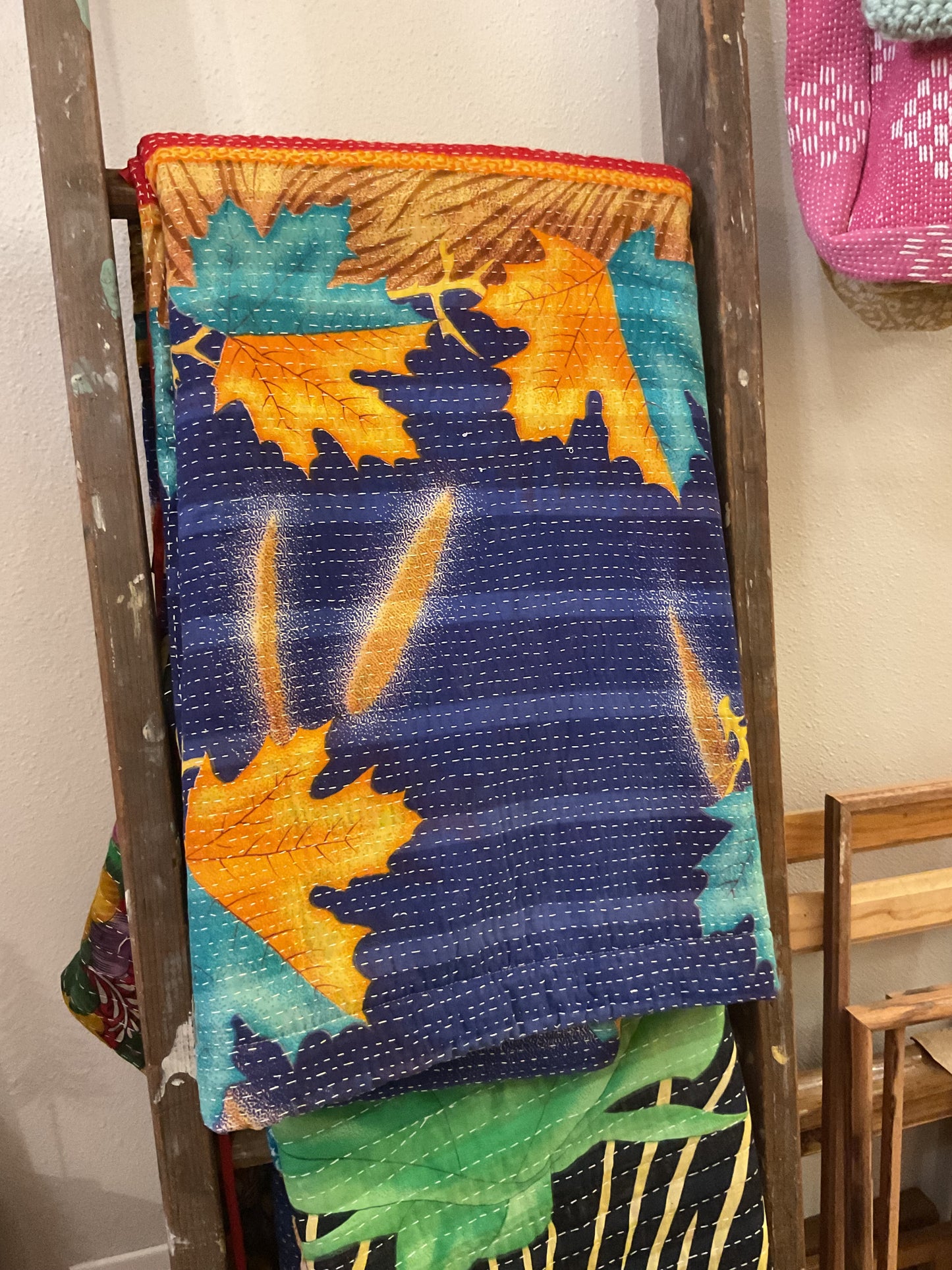 Kantha/Sherpa Throw