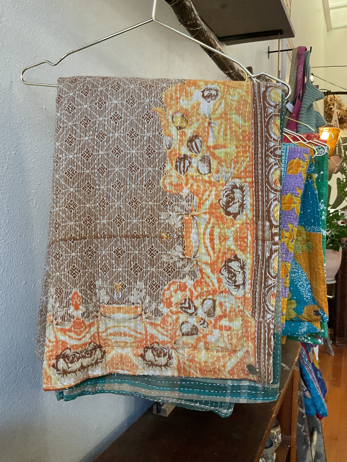 Kantha/Sherpa Throw