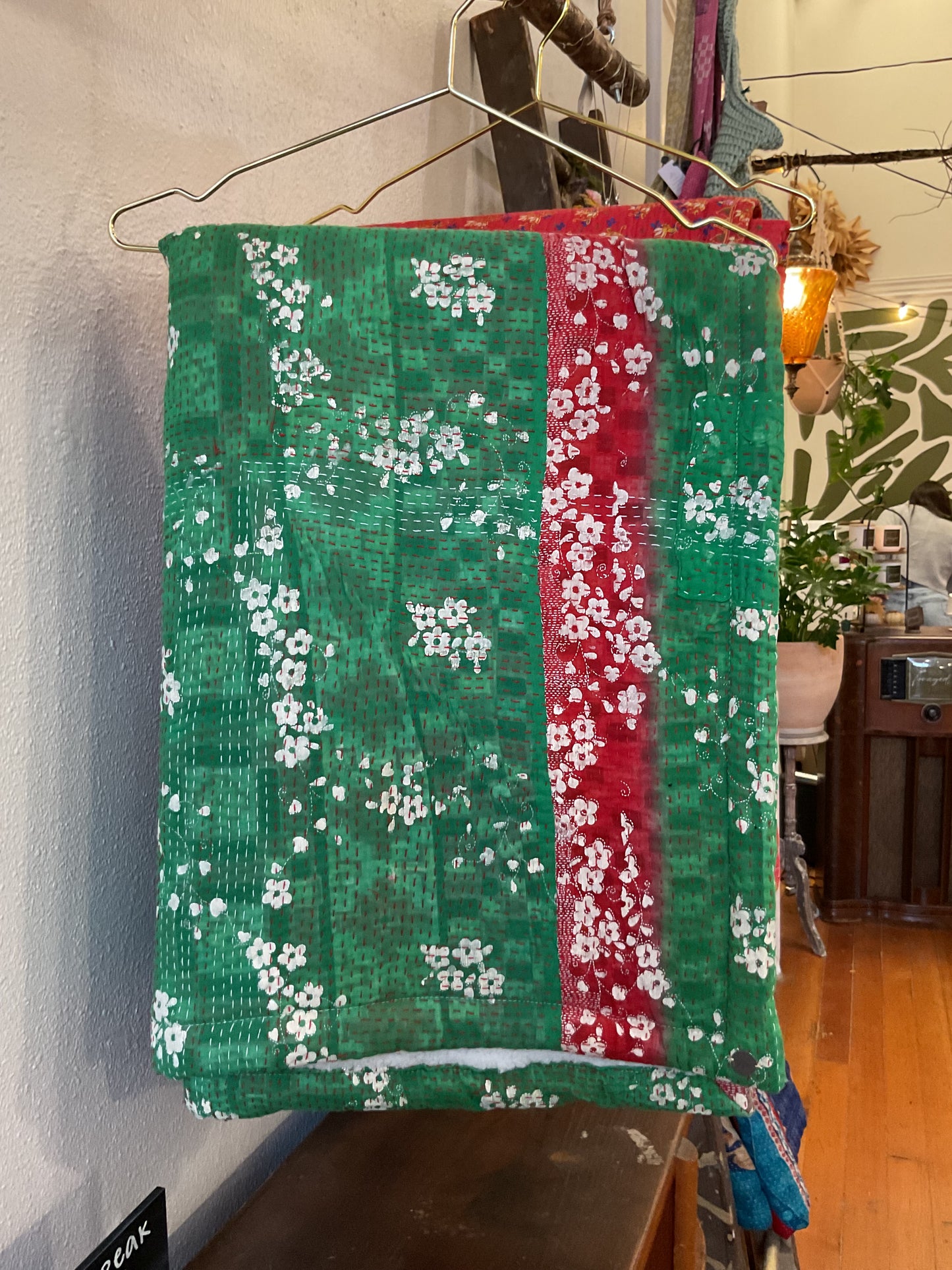 Kantha/Sherpa Throw