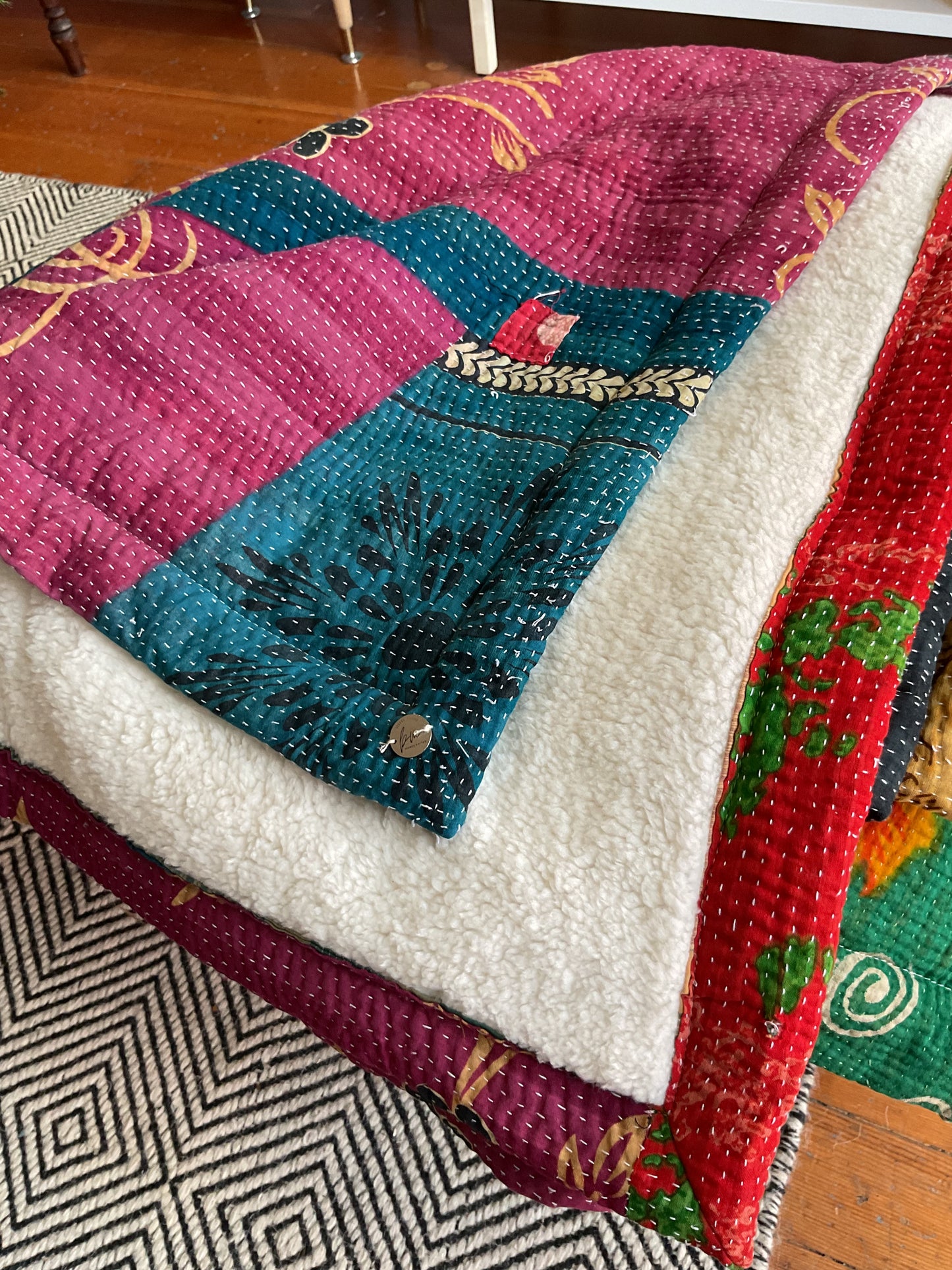 Full Size Kantha Blanket