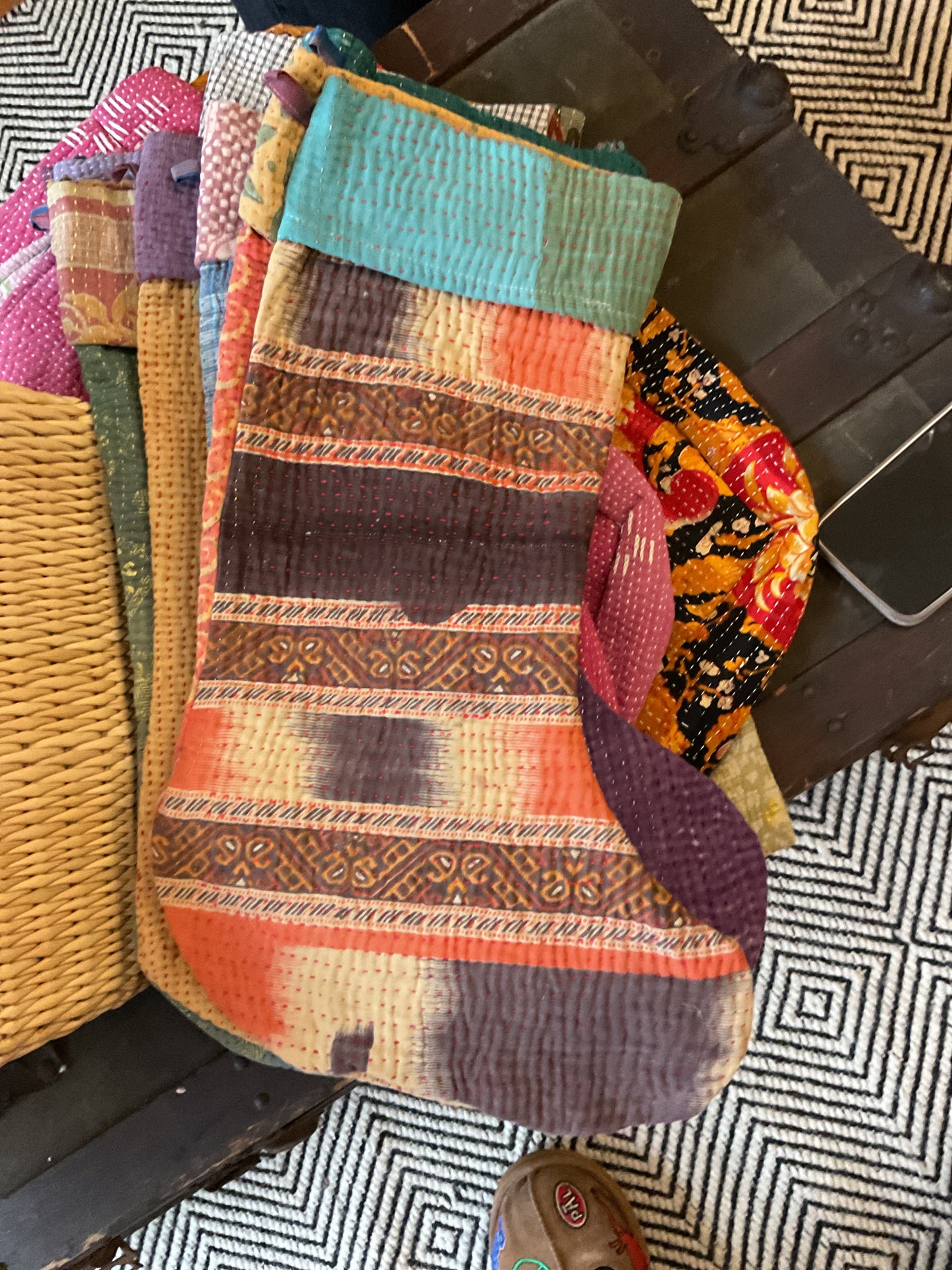 Kantha Stockings