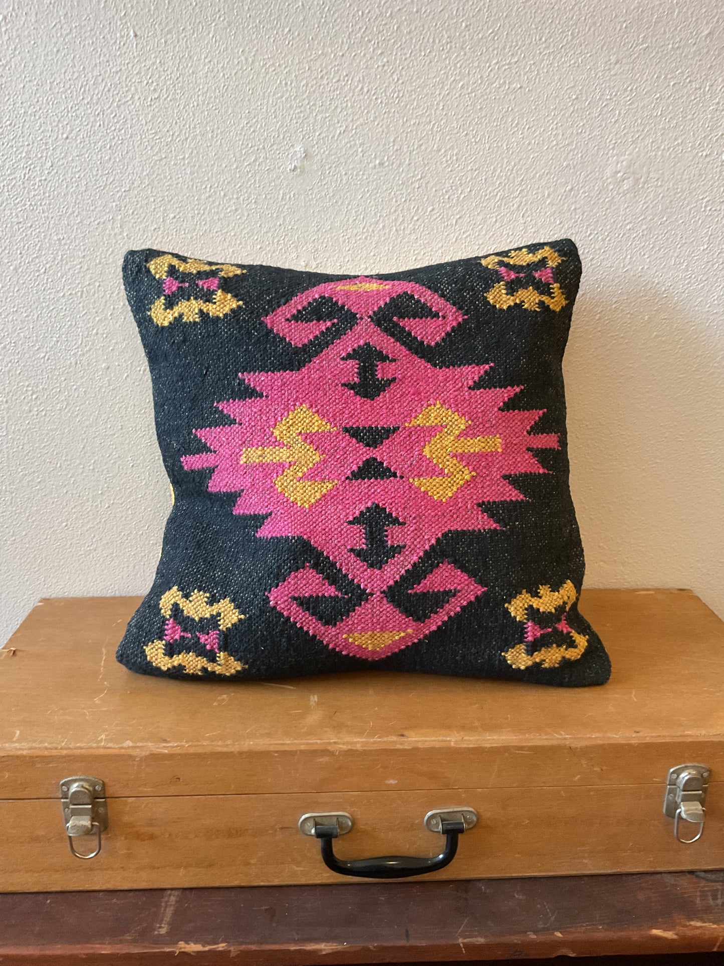 Colorful Woven Pillow